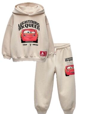 Zara Lightning McQueen Hoodie and Sweatpant Set